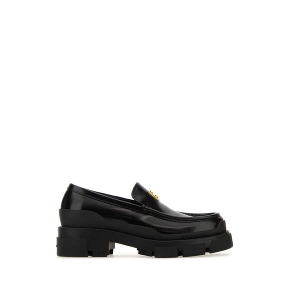 GIVENCHY Shoes - Givenchy Women Black Leather Terra Loafers